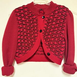 Adventures Des Toiles Textured Women's Sweater Cardigan